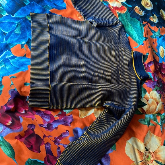Nagnata ribbed sweater s/m Navy/Turmeric - Picture 6 of 6